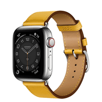 Apple Watch Series 6 Hermès 40mm boîtier Acier inoxydable GPS+4G