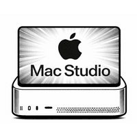 Mac Studio 2022 M1 Max 10c 3.2GHz RAM 32Go APPLE GPU 24 512Go SSD Argent